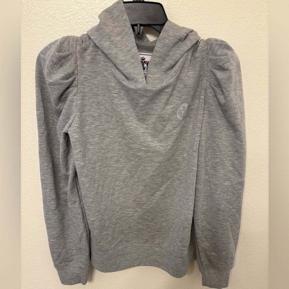 Juicy Couture Light Gray Cowl Neck Sweater